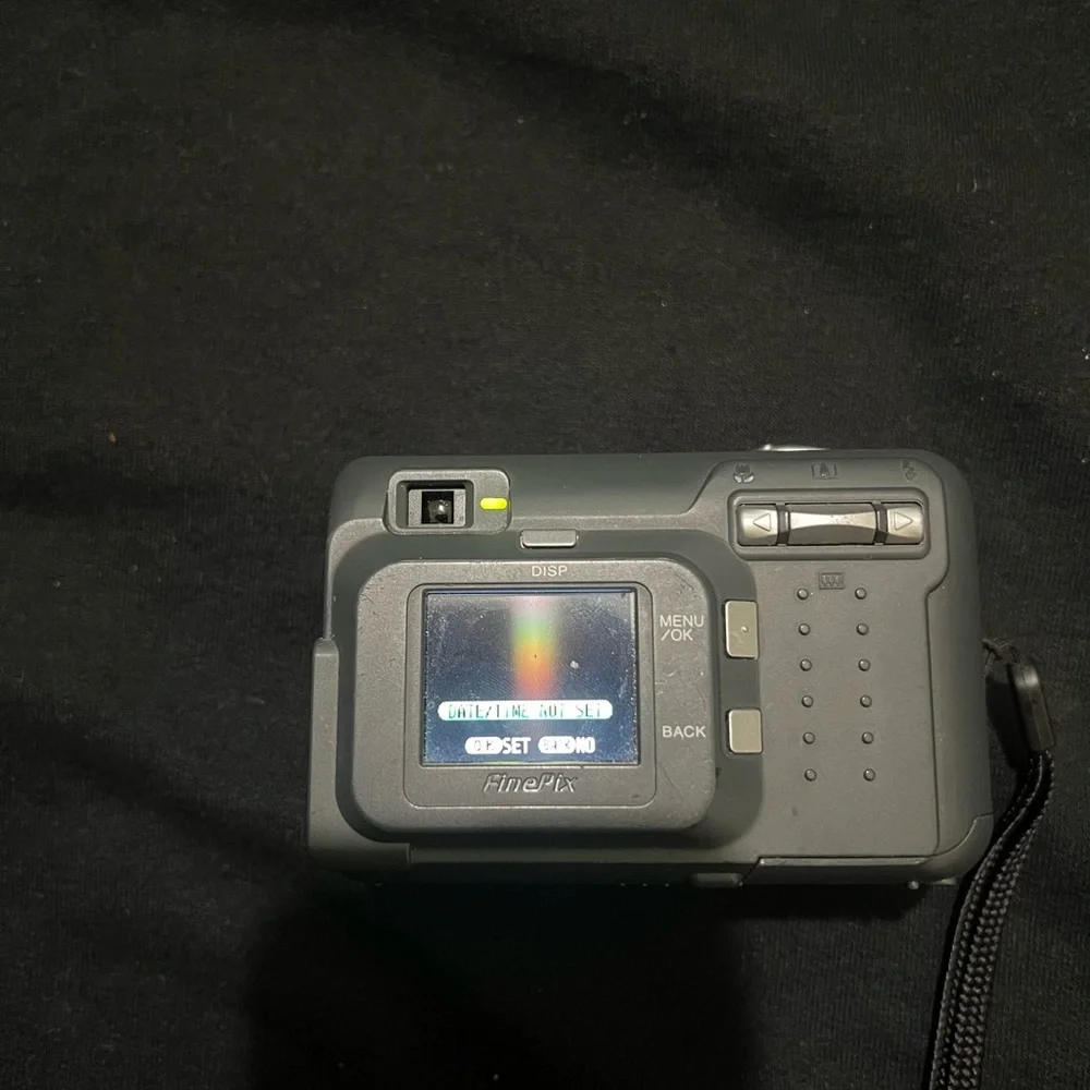 Fujifilm Silver Digital Camera Compact Design